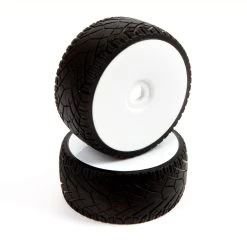 Duratrax SpeedTreads RoadRunner Mounted (2): 1/8 Buggy