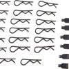 DTXC2651 - 1/8 Body Clips (20) W/Rubber Pull Tabs (12) By DURATRAX @ Great Hobbies