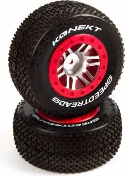 DTXC2941 - SpeedTreads Konekt SC MNTD SLHR 4x4 F/R ECX (2) By DURATRAX @ Great Hobbies
