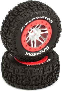 DTXC2946 - MTD SpeedTreads Shootout SC: TRX Slash Front (2) By DURATRAX @ Great Hobbies