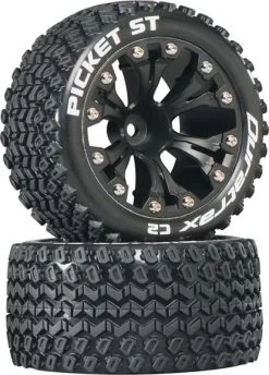 DTXC3550 - Picket ST 2.8" Truck 2WD Mntd 1/2" Offset C2 Bl By DURATRAX @ Great Hobbies