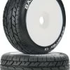 DTXC3638 - Bandito 1/8 Buggy Tire C2 Mounted White (2) By DURATRAX @ Great Hobbies