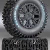 DTXC3674 - Lockup SC Tire C2 Mounted ASC SC10 4x4 (2) By DURATRAX @ Great Hobbies