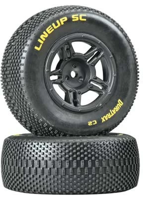 DTXC3679 - Lineup SC Tire C2 Mntd Blk Slash Blitz SCRT10 ( By DURATRAX @ Great Hobbies