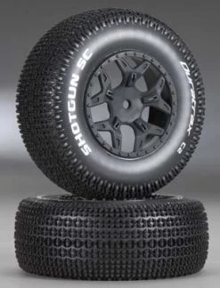 DTXC3691 - Shotgun SC Tire C2 Mounted Losi Ten SCTE 4x4 (2 By DURATRAX @ Great Hobbies
