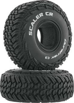 DTXC4016 - Scaler CR 1.9" Crawler Tire C3 (2) By DURATRAX @ Great Hobbies