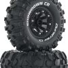DTXC4050 - Showdown CR C3 Mounted 2.2" Crawler Black (2) By DURATRAX @ Great Hobbies