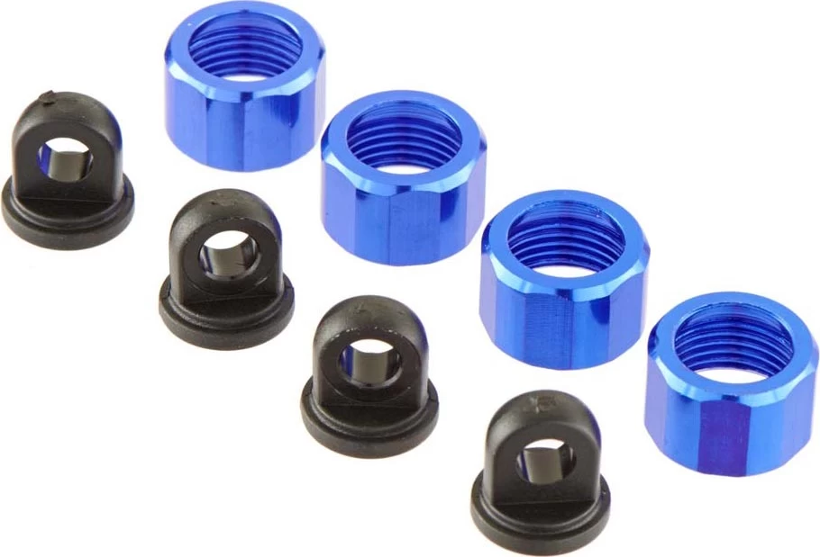 DTXC9069 - Shock Cap Set Nissan GTR (4) By DURATRAX @ Great Hobbies