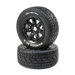 Duratrax Front/Rear Bandito 1/5 SC Sport Mounted Black Tires (2)