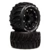 Duratrax Hatchet MT Belted 2.8 2WD Mounted Rear Tires, 0.5 Offset, Black (2)