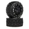 Duratrax Lockup ST Belted 2.8" 2WD Mounted Rear Tires, 0 Offset (2)