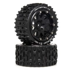 Duratrax Lockup ST Belted 2.8" 2WD Mounted Rear Tires, 0 Offset (2)