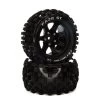 Duratrax Front/Rear Faze ST 2.8" Mounted Soft Tires, C2 14mm, Black (2)