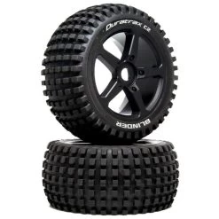 Duratrax Blinder Front/Rear 2.2/3.0" 1/8 Truggy C2 (Soft) Tires, Mounted (2)