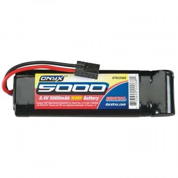 Duratrax NiMH Stick Battery 5000mAh 8.4V (7S) With Traxxas Connector