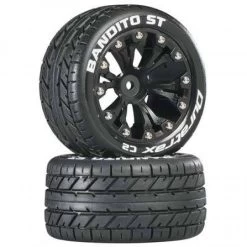DuraTrax Bandito ST 2.8" Mounted Tires 2WD Rear 12mm Hex (2)