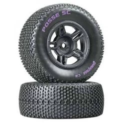Posse SC Tire C2 Mntd Blk Slash Blitz SCRT10 (2)