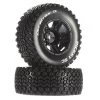 Duratrax Picket SC C2 Mounted Tires (Traxxas Slash Front) (2)